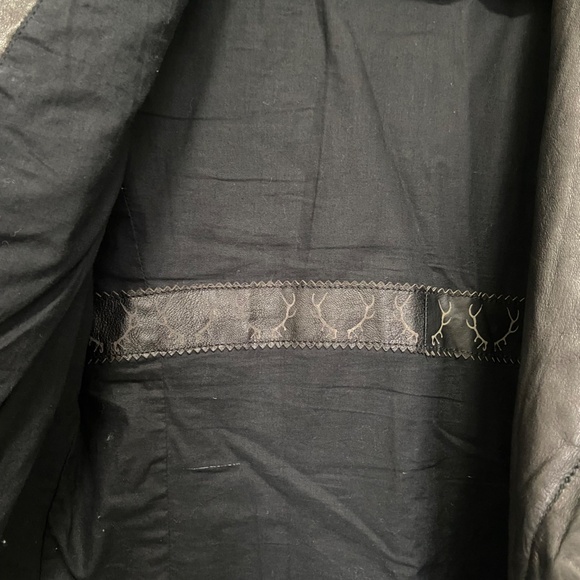 Bod and Christensen Leather Moto Jacket - Picture 7 of 15